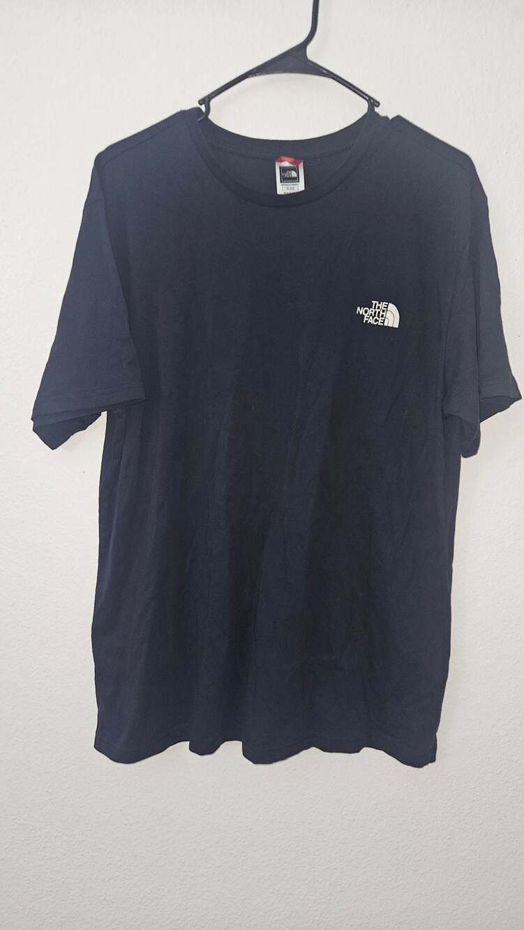 The North Face Men's Black Short-Sleeve T-Shirt with Logo Size XL